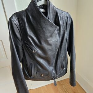 Vince RARE leather moto jacket size L